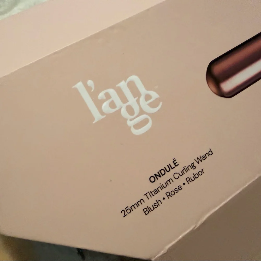 Lange 25mm Curling Wand in Rose Gold and Blush